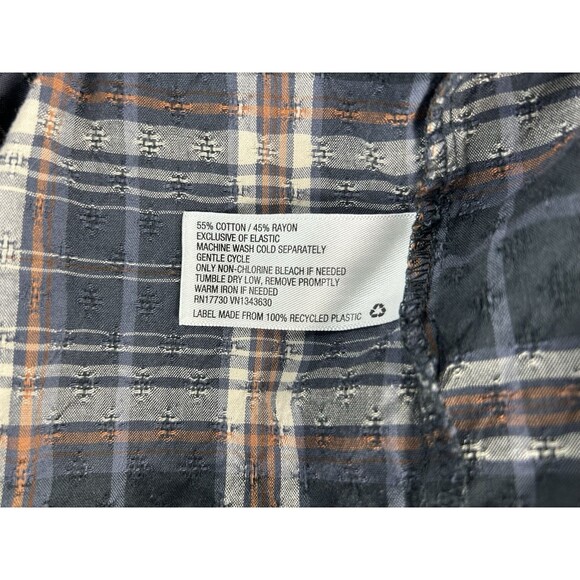 Universal Thread Plaid Puff Sleeve Baby Doll Peasant Blouse Women’s Size S - Picture 10 of 10